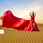 Flying Dress Photoshoot in Dubai