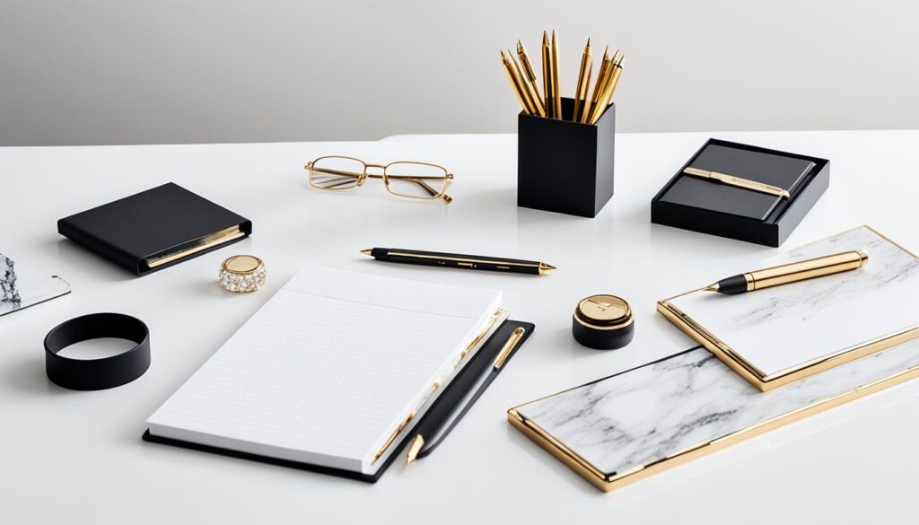 Stylish Desk Accessories Photography
